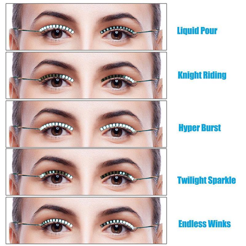 Waterproof Luminous LED Eyelashes with 7 Flashing Modes