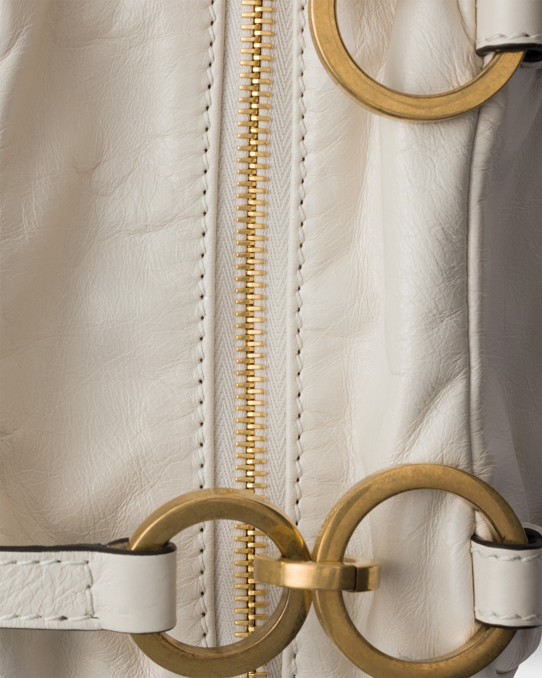 Prada Dangle Leather Mini Tote