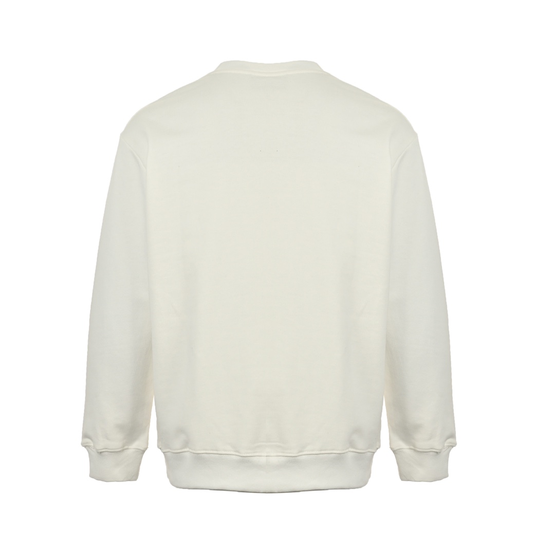 Gucci 24Fw pink lettering logo embroidered crew neck sweatshirt