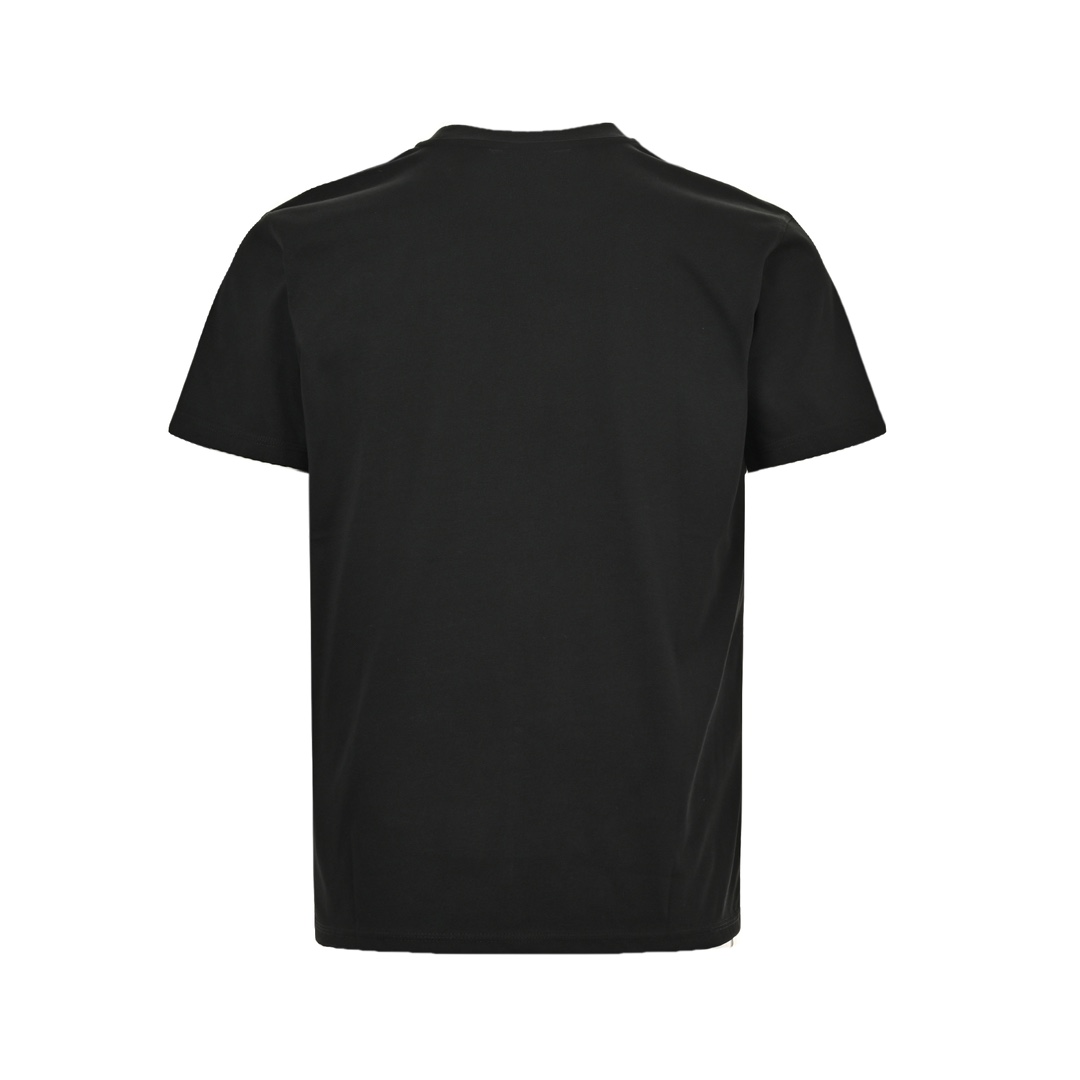 Burberry 24ss blue warhorse embroidered small logo short sleeve