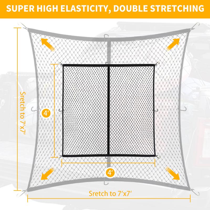 Simple Truck Bed Cargo Mesh Organizer