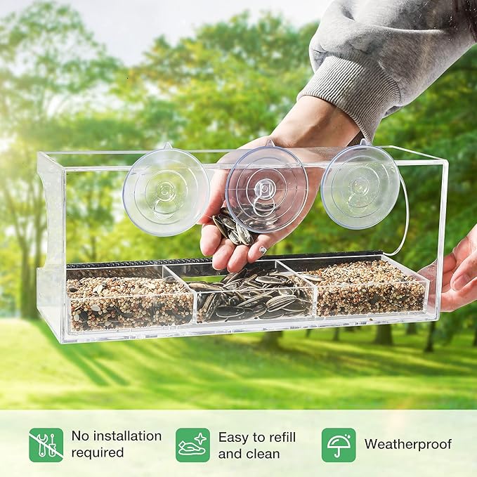 🐦🐦Window Bird Feeder for Outdoors