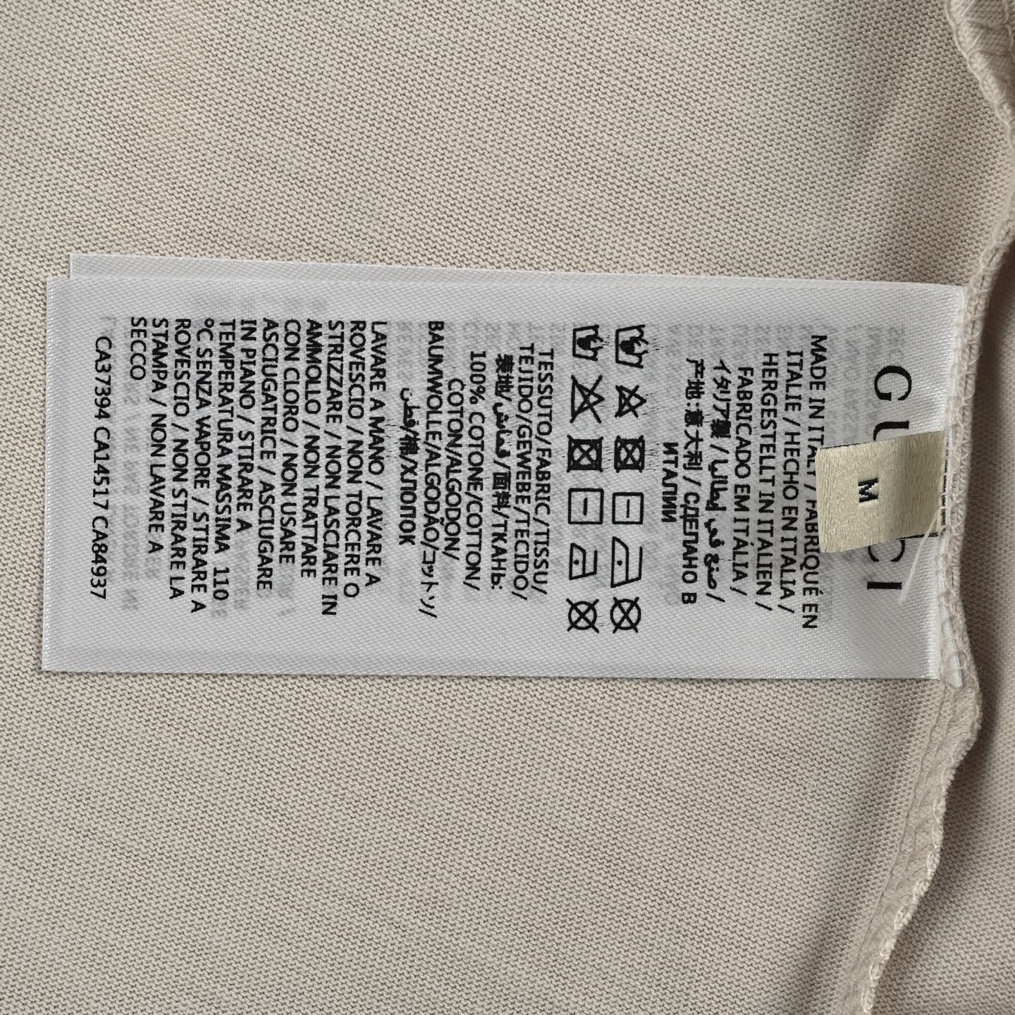 Gucci 24ss sculpture artwork print short sleeves