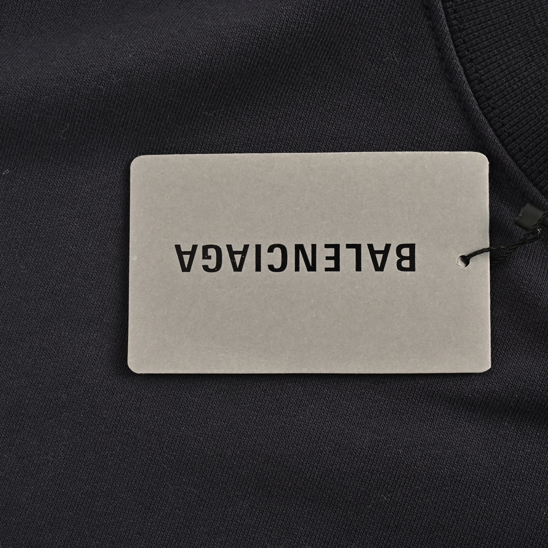 Balenciaga 24Fw Under Armour Collaboration Embroidered Logo Crew Neck Sweatshirt