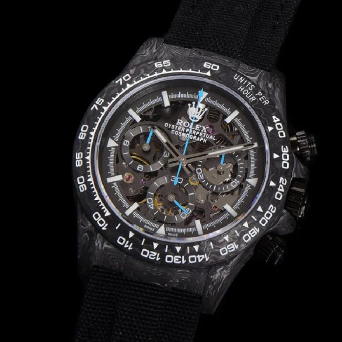 Rolex Daytona DIW Carbon Skeleton Superior Replica