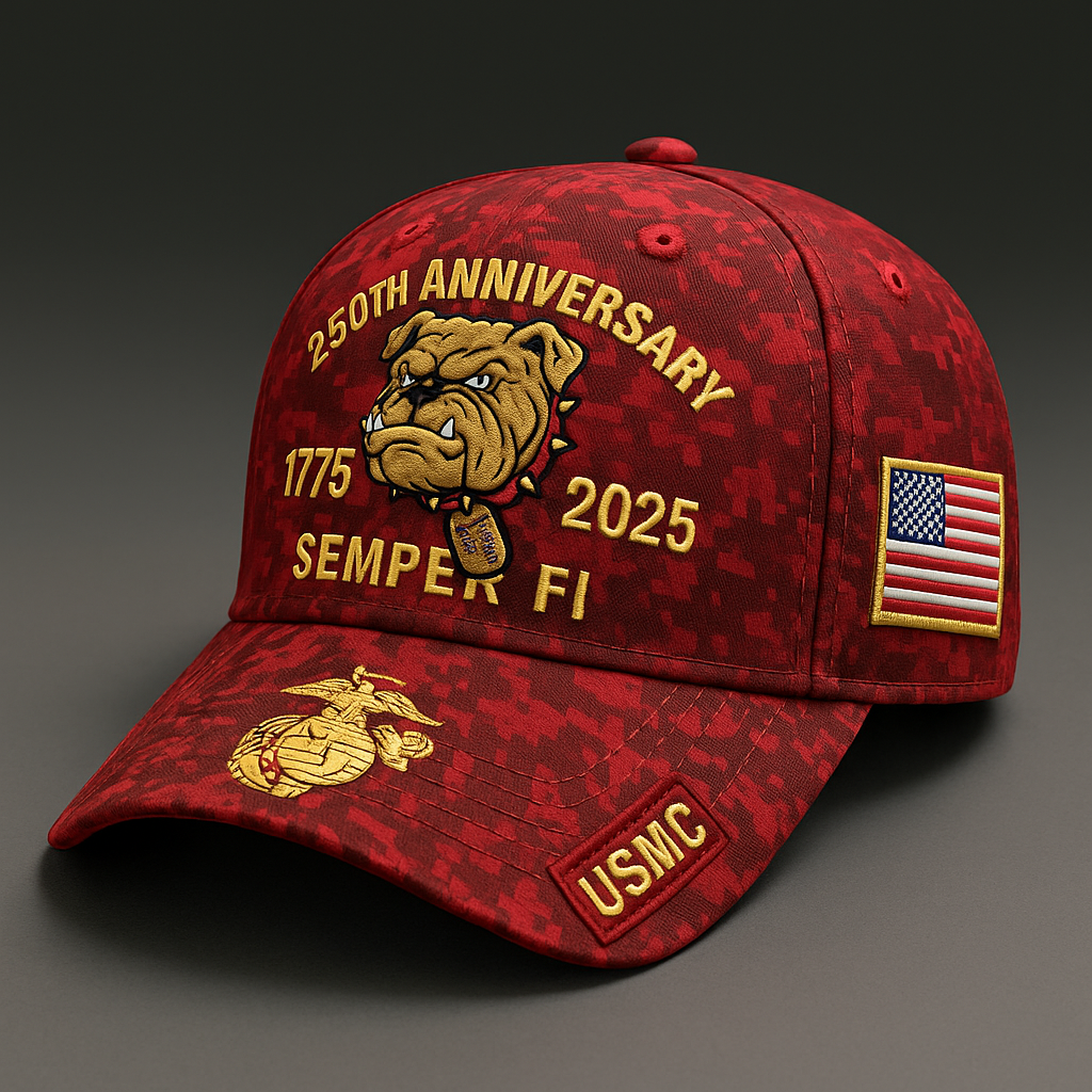 USMC 250th Anniversary Commemorative Cap
