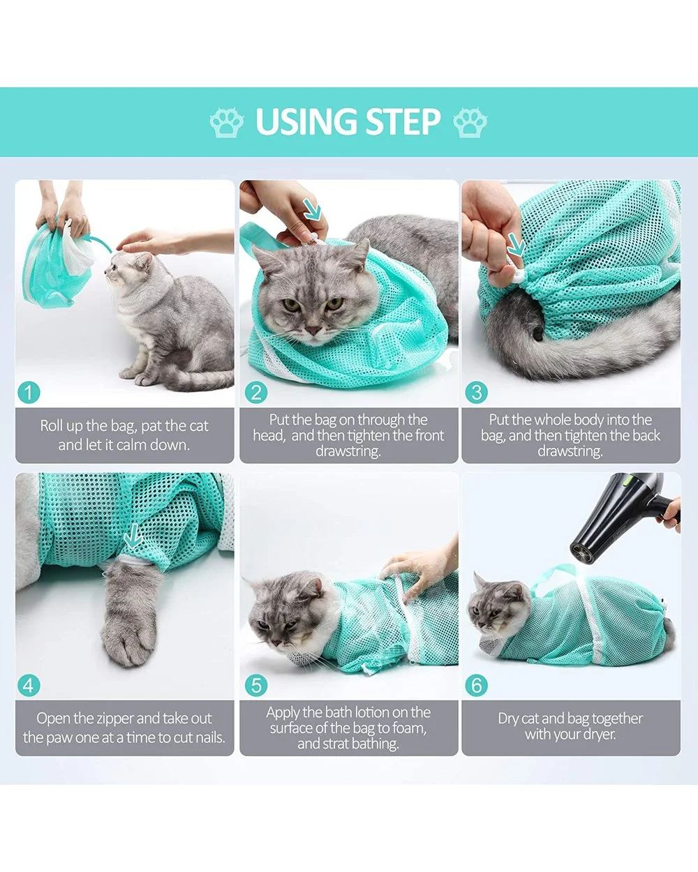 🐾PET GROOMING BATH BAG-Buy 3 GET 1 Free & Free Shipping