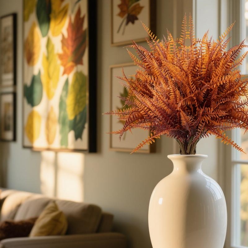 🔥HOT SALE🔥Realistic Fall Fake Flowers UV Resistant Outdoor Indoor Decor