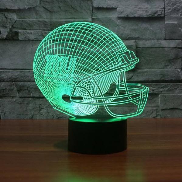 NEW YORK GIANTS 3D LAMP PERSONALIZED