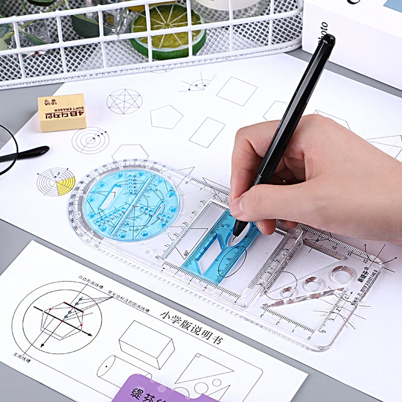 Christmas Sale🔥 Multifunctional Geometric Rulers - Buy 3 Get 2 Free NOW!