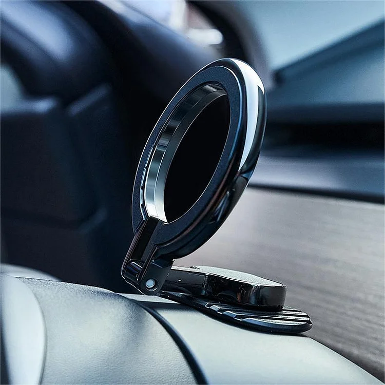 🔥Last Day 50% OFF🔥New Magsafe Car Mount Magnetic Ring Holder: Foldable Phone Navigation Stand
