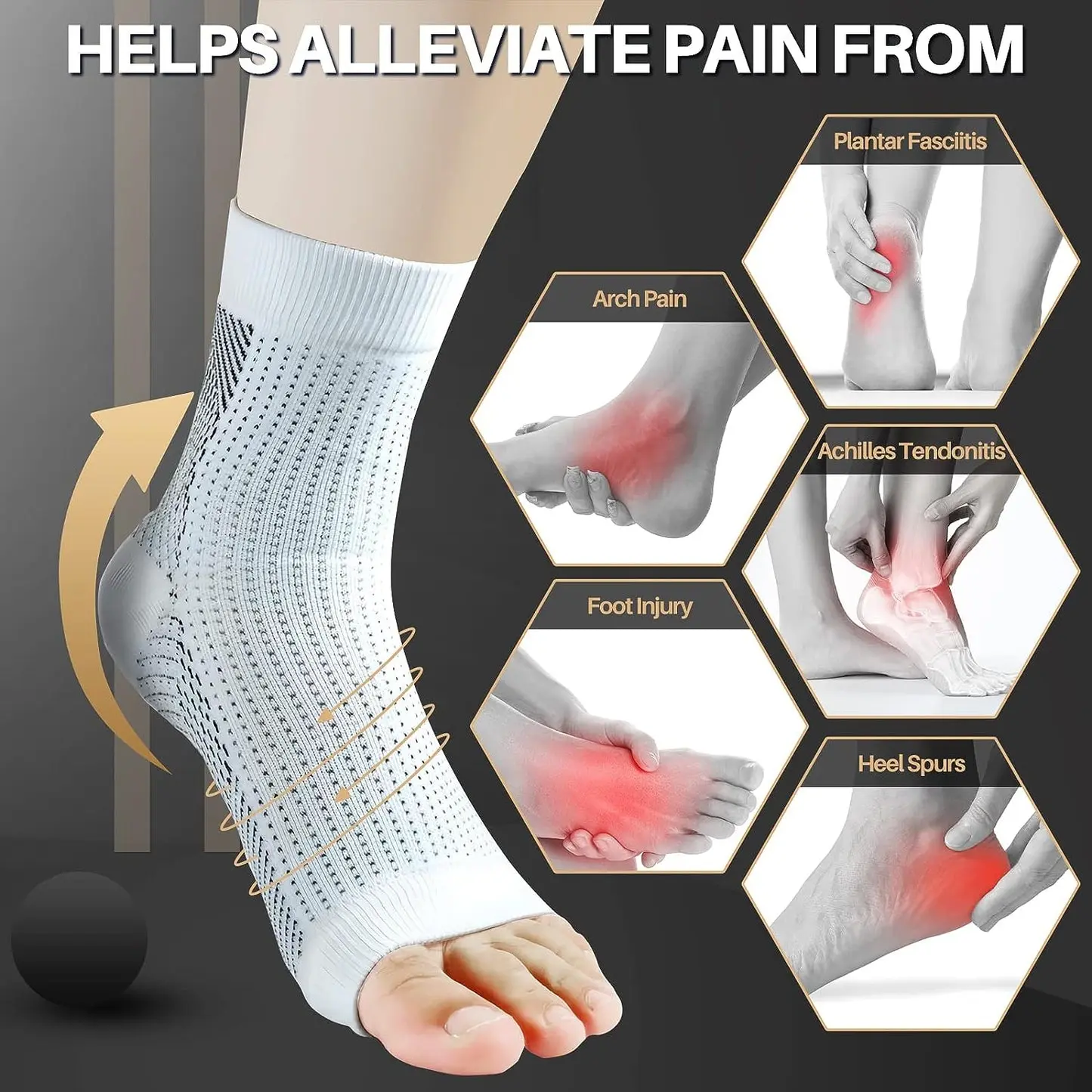 🔥Last Day 60% OFF🔥Orthopedic Neuro Socks - Pain/Swelling Healing Socks