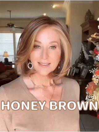 Layered Bob Wig With Face-Framing Highlights