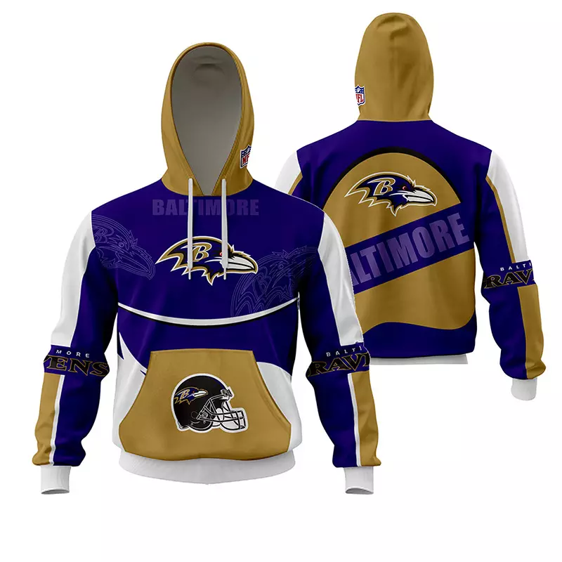 BALTIMORE RAVENS 3D HOODIE NOV05