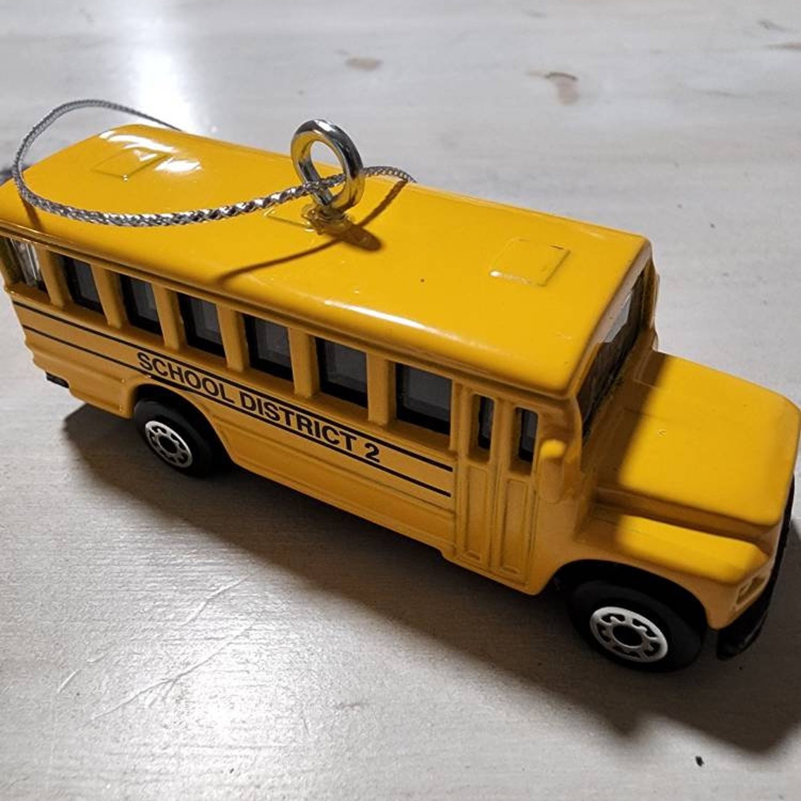 School Bus Christmas Ornament