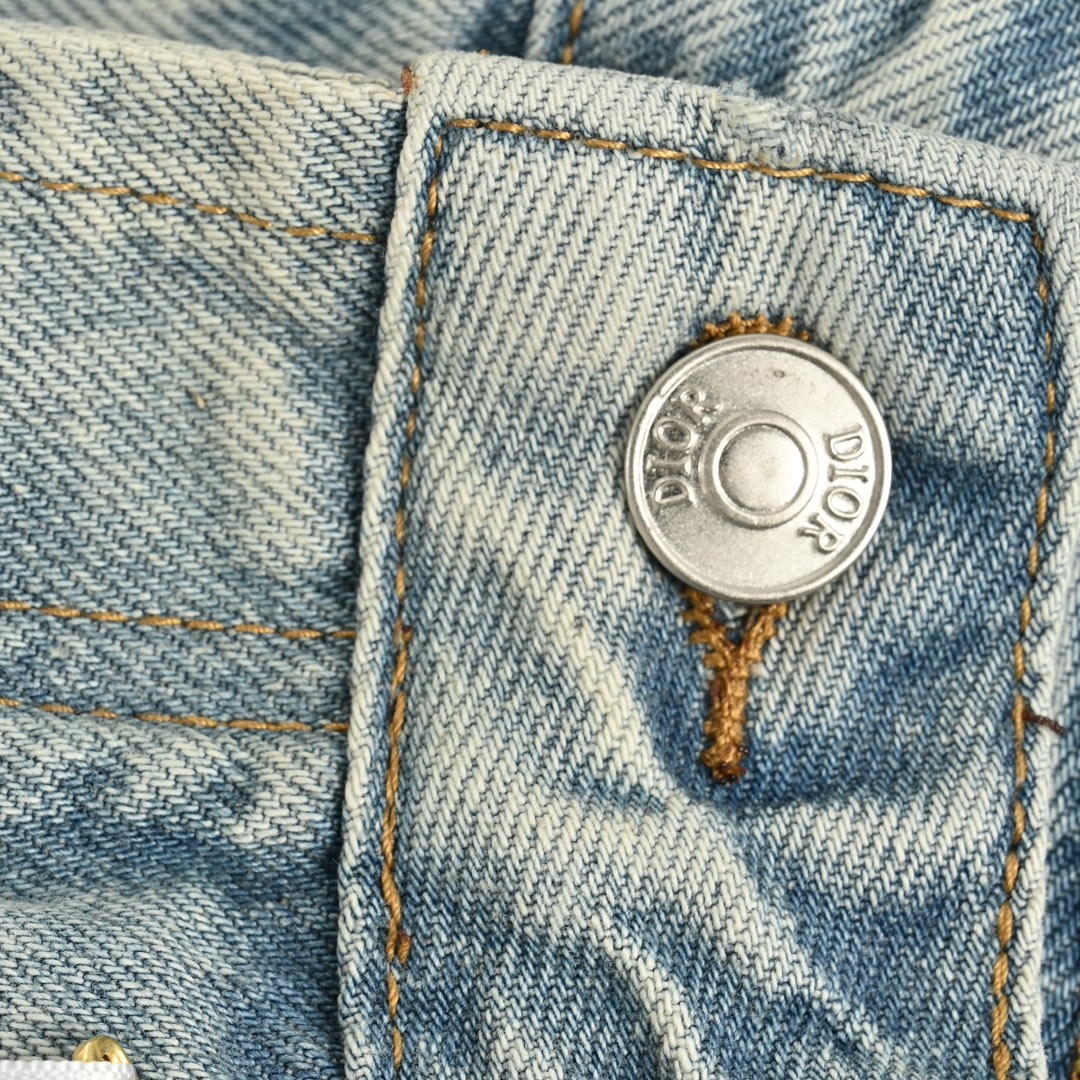 Dior pocket split jeans