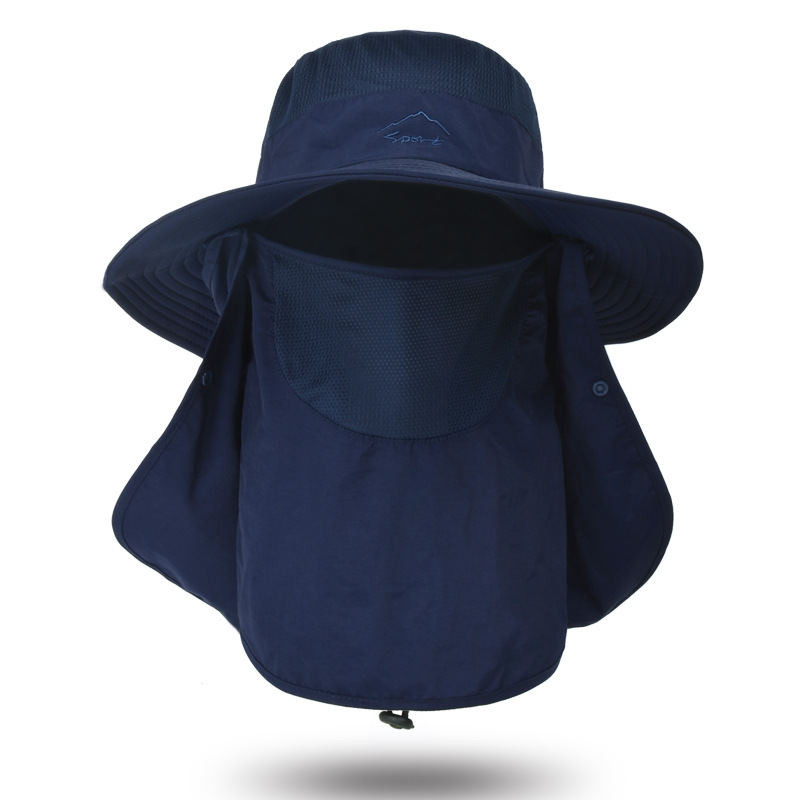 🔥 Hot Selling 🔥-[SAVE 50% OFF]--Men & Women Outdoor UV Sun Protection Wide Brim Hat with Face Cover & Neck Flap--BUY 2 GET FREE SHIPPING!