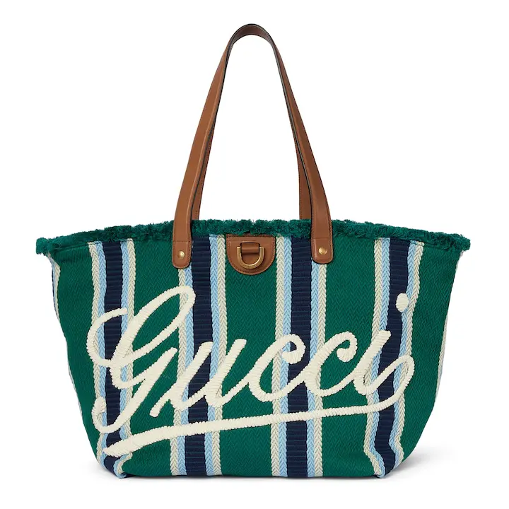 Gucci embroidered medium canvas tote bag‎818771 FAEF8 8796