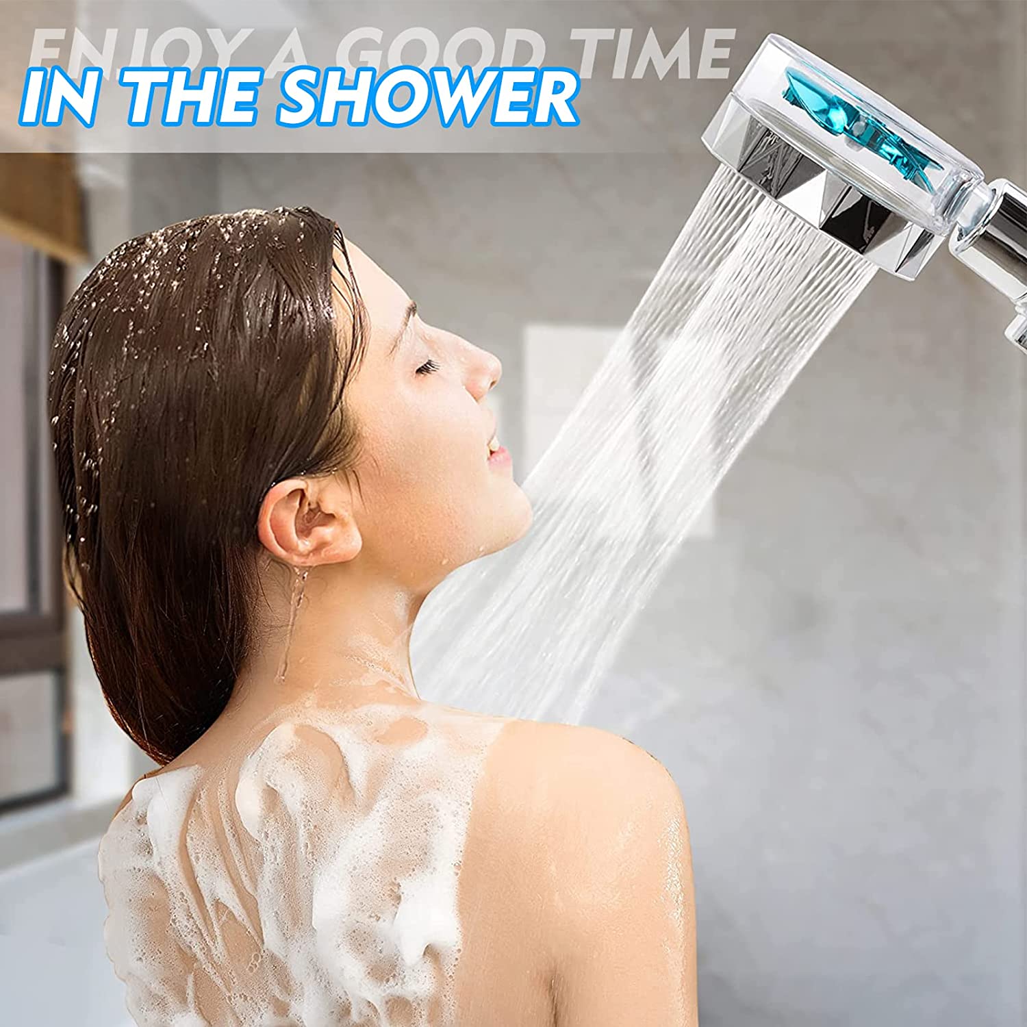 Filtered Shower Head (with Fan)(Buy 2 Get 1 Free)