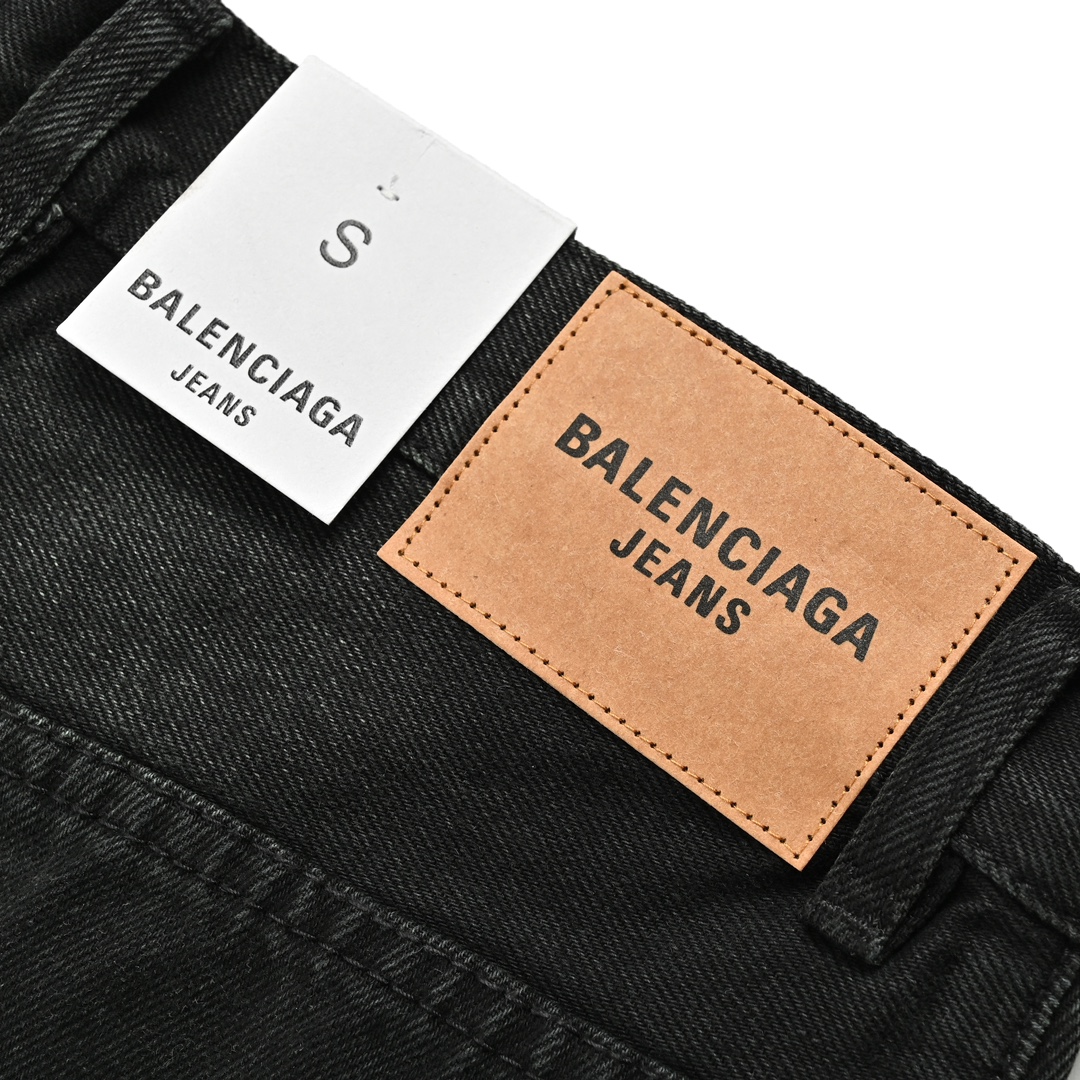 Balenciaga Size Logo Denim Pants