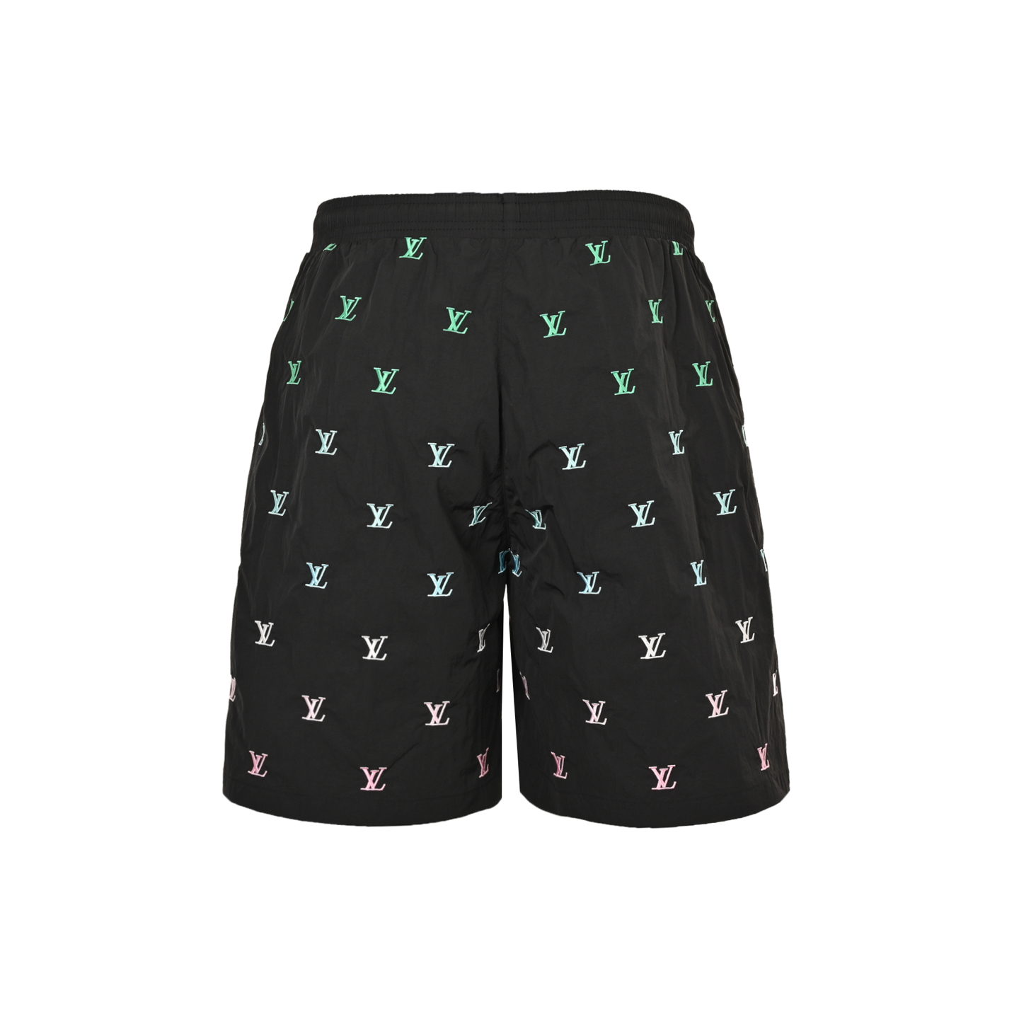 Louis Vuitton 25ss gradient embroidered small logo beach shorts