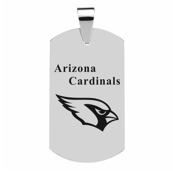 ARIZONA CARDINALS TITANIUM STEEL DOG TAG