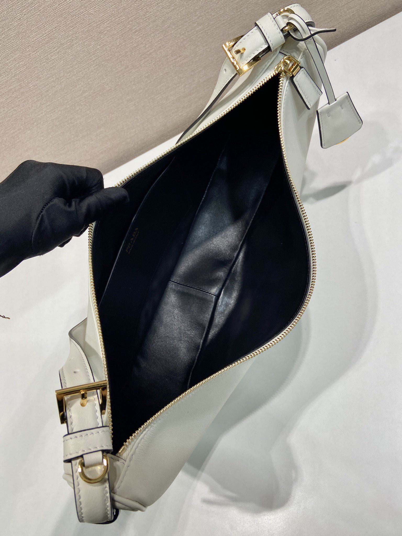 Prada Crescent Underarm Bag 1BC255