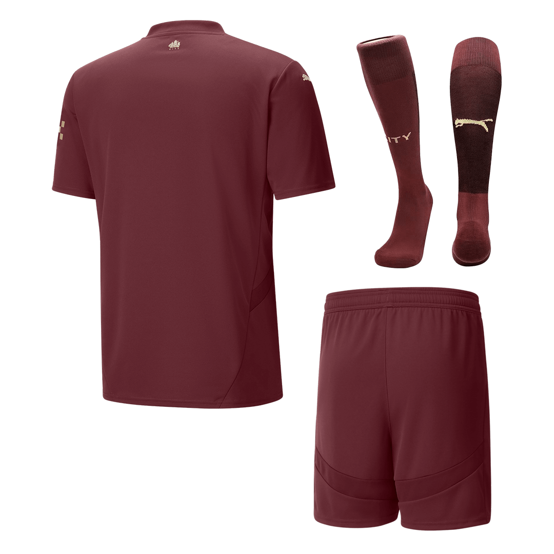 Manchester City Third Away Football Shirt (Shirt + Shorts + Socks) 2024/25