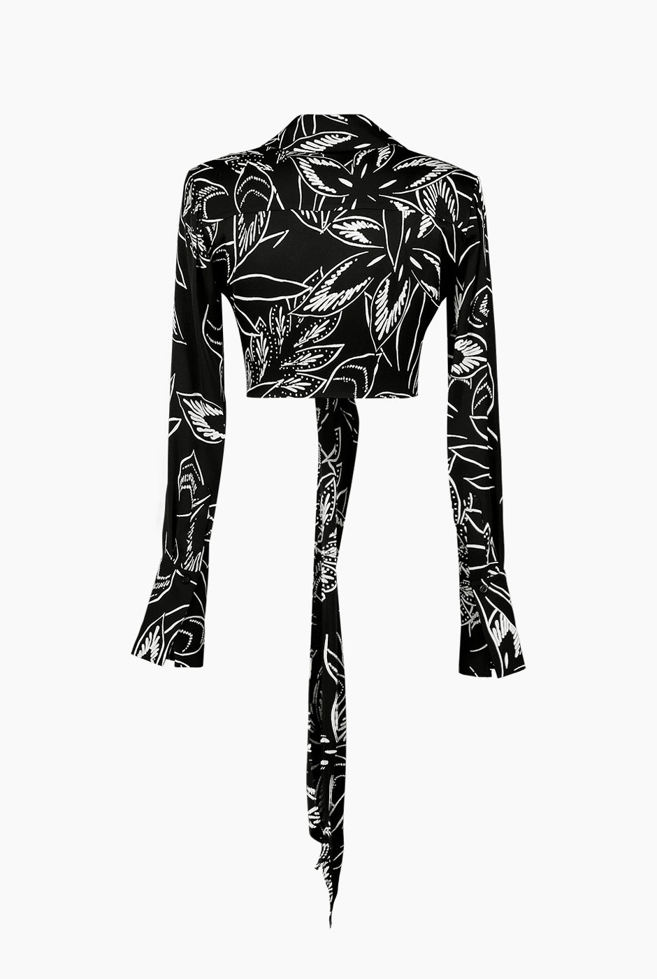 Blusa con amarre frontal