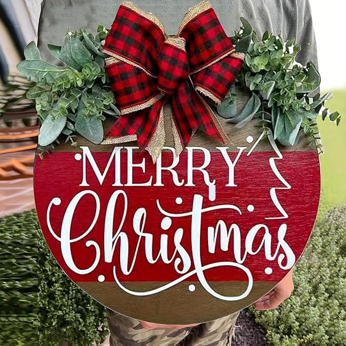 💐💐Christmas Front Door Wreath Decoration