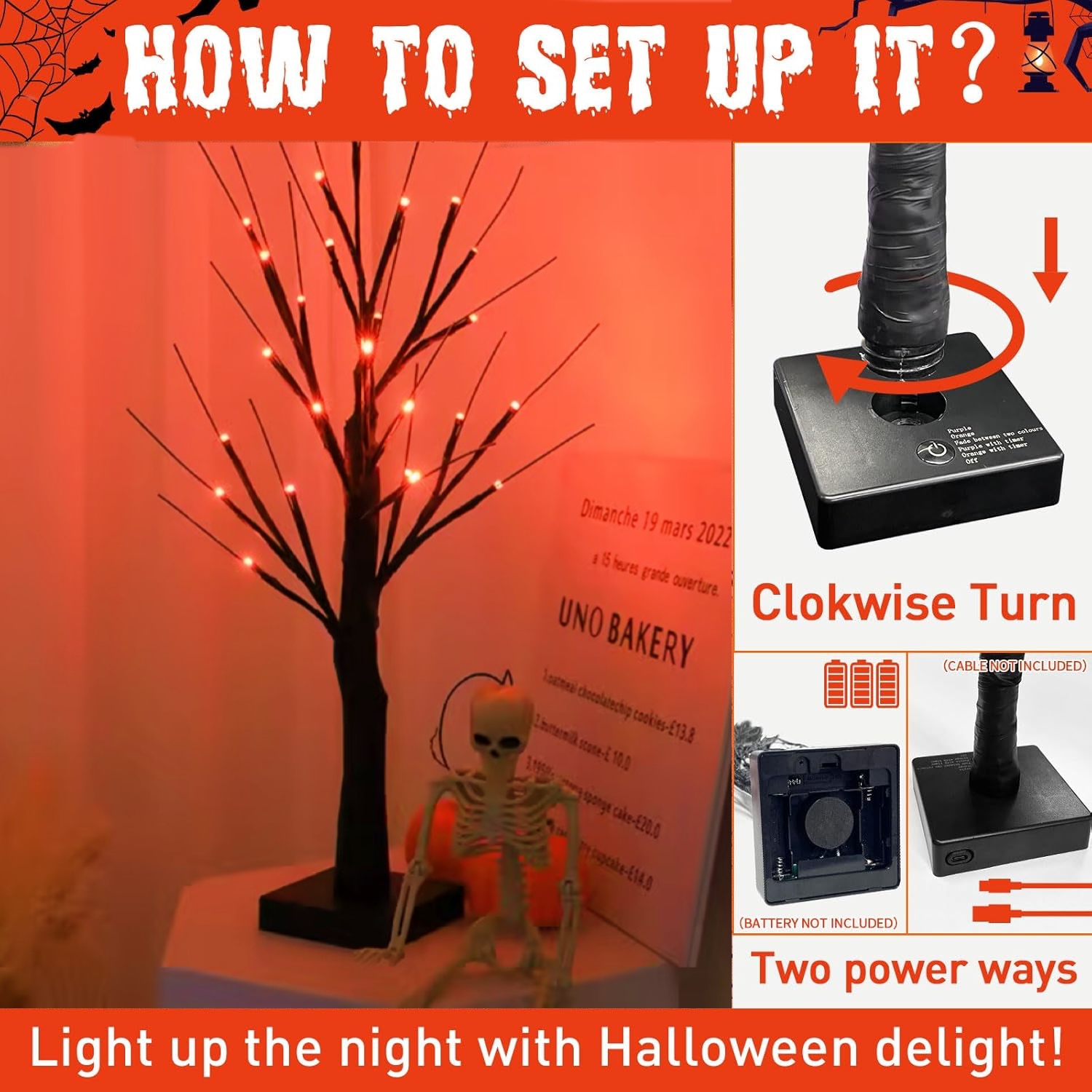 🔥On sale🔥Halloween LED Tree Lights