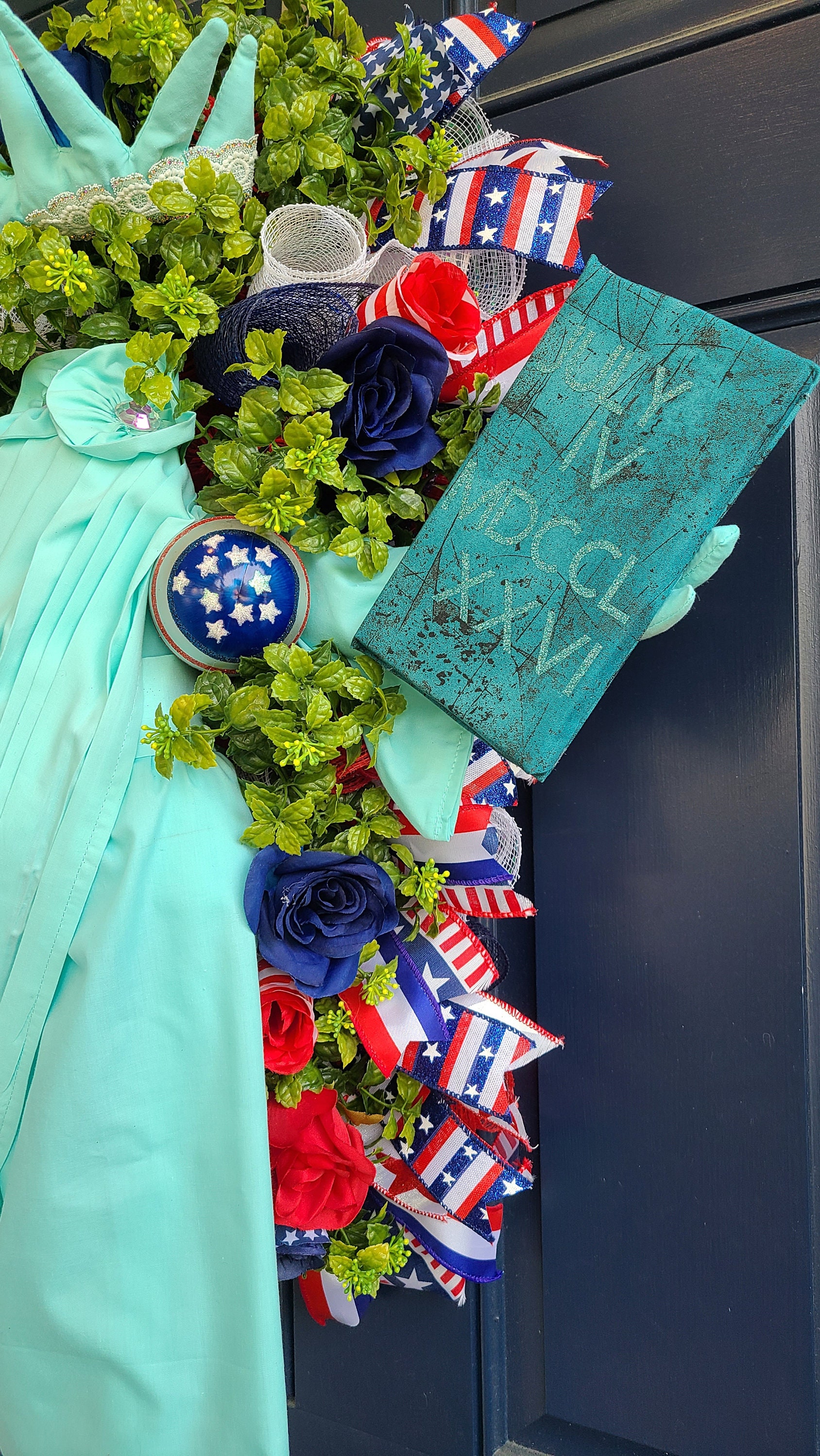 👍2024 New Arrival- 60% OFF💥Handmade Statue of Liberty Patriotic Wreath