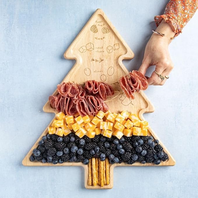 🔥CHRISTMAS ON SALE🔥Christmas Large Wooden Charcuterie Board