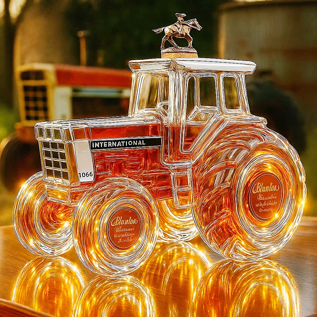 Classic International Harvester 1066 whisky bottle