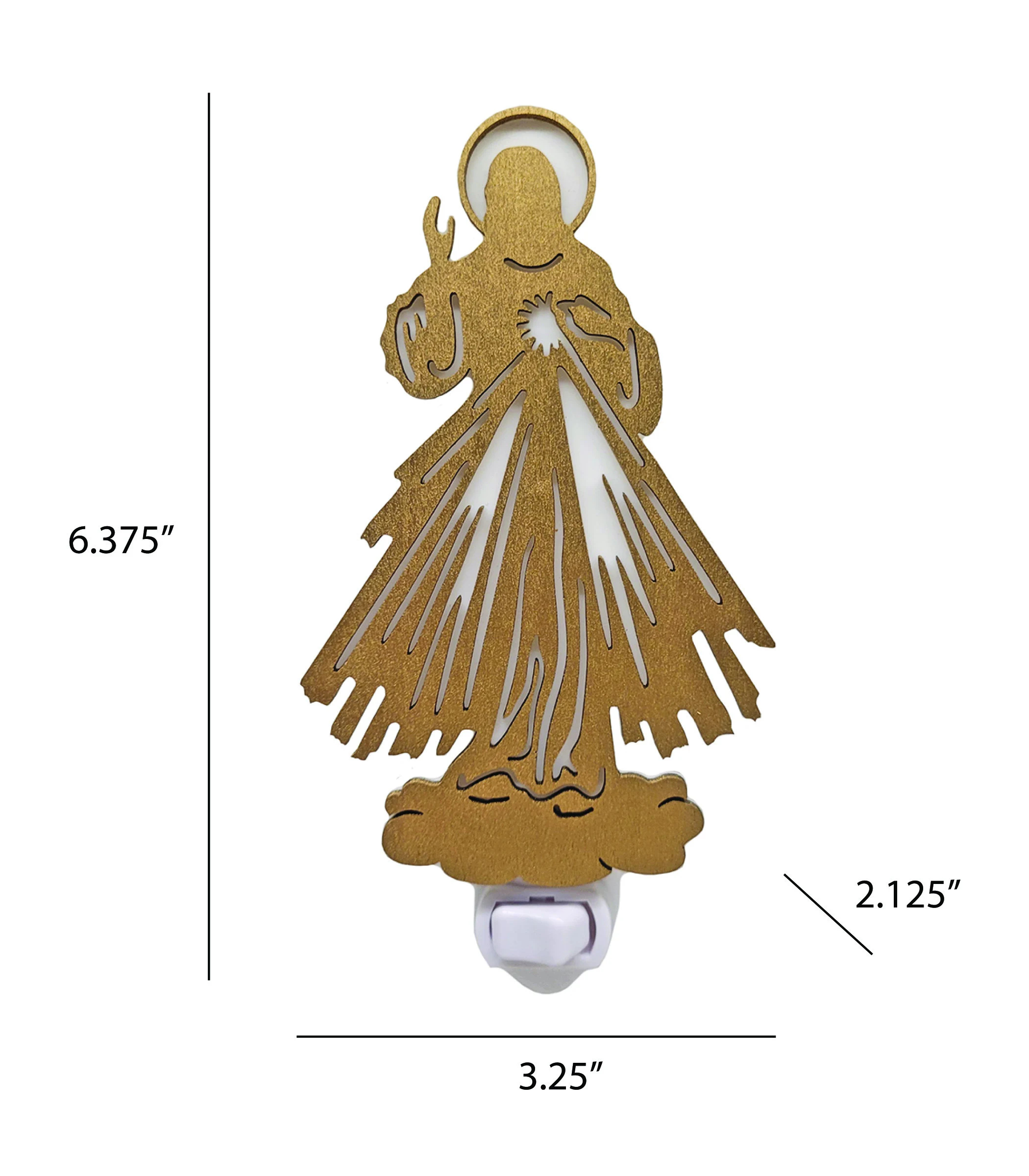 🎄CHRISTMAS ON SALE🌟Divine Mercy Night Light – A Glow of Faith for Your Home!