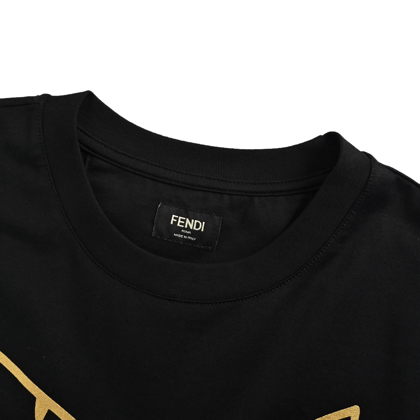 Fendi 25ss Year of the Snake Limited Edition Gold Eyes Printed Short Sleeve