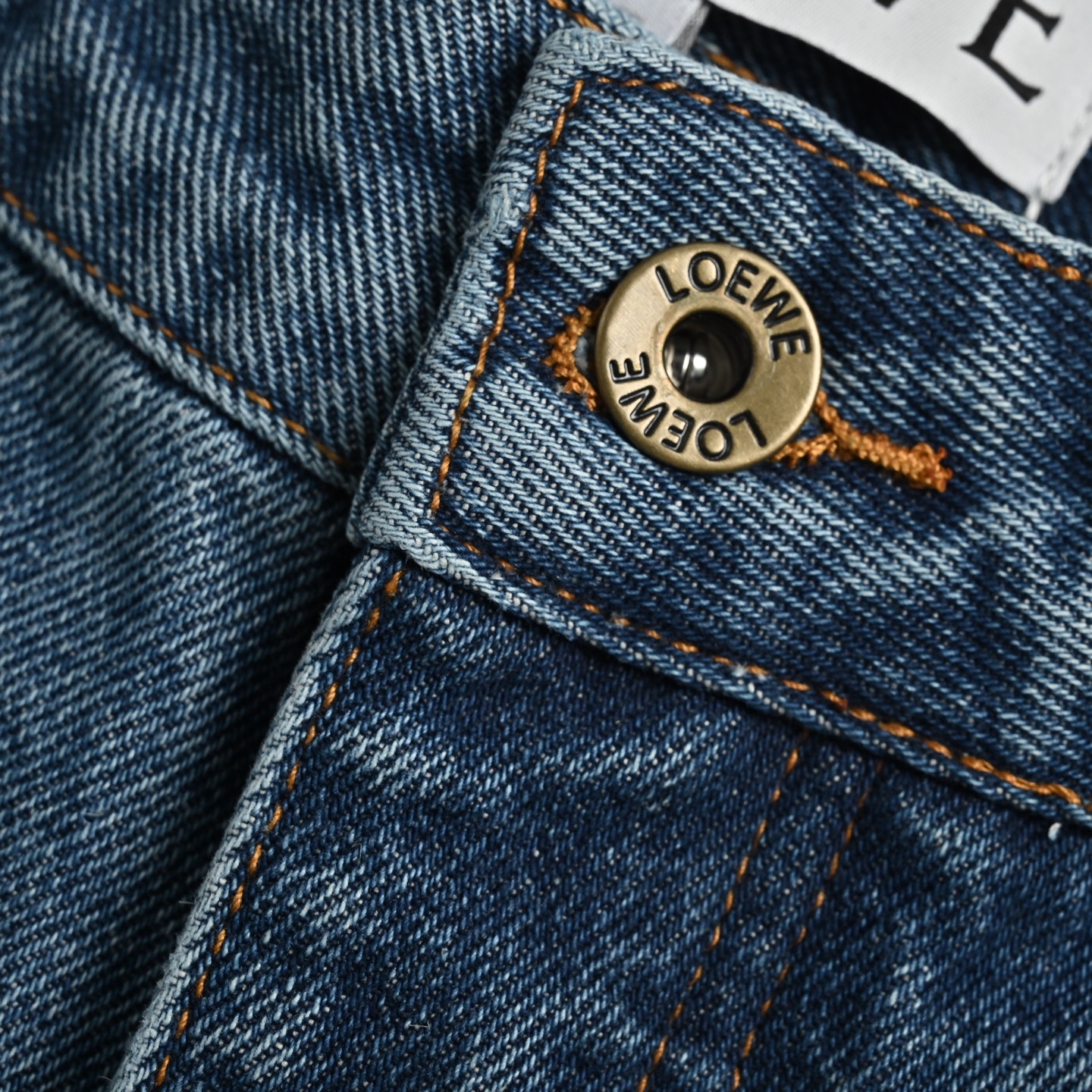 Loewe Anagram denim embroidered jeans