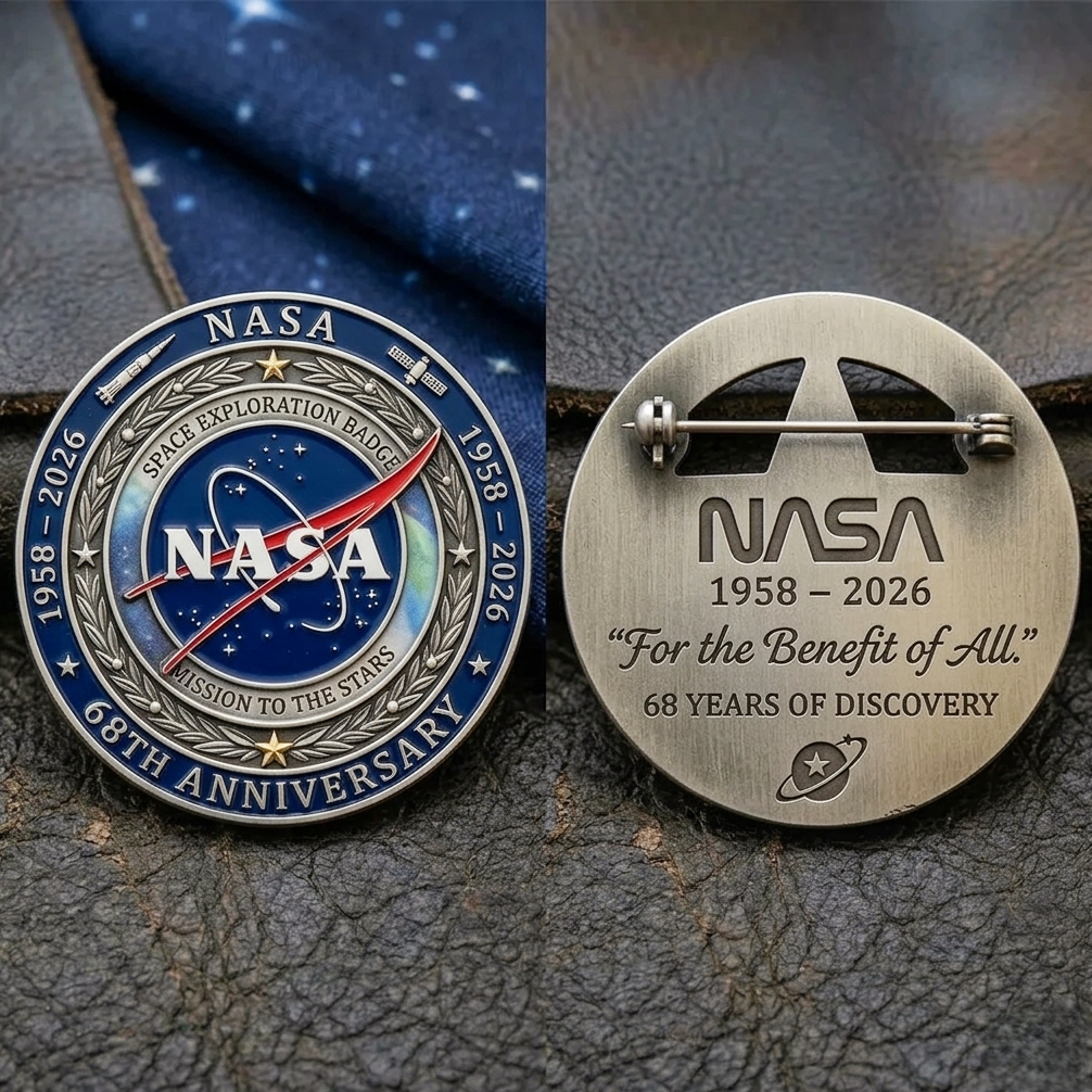 NASA 68th Anniversary Limited-edition Collectible Pin