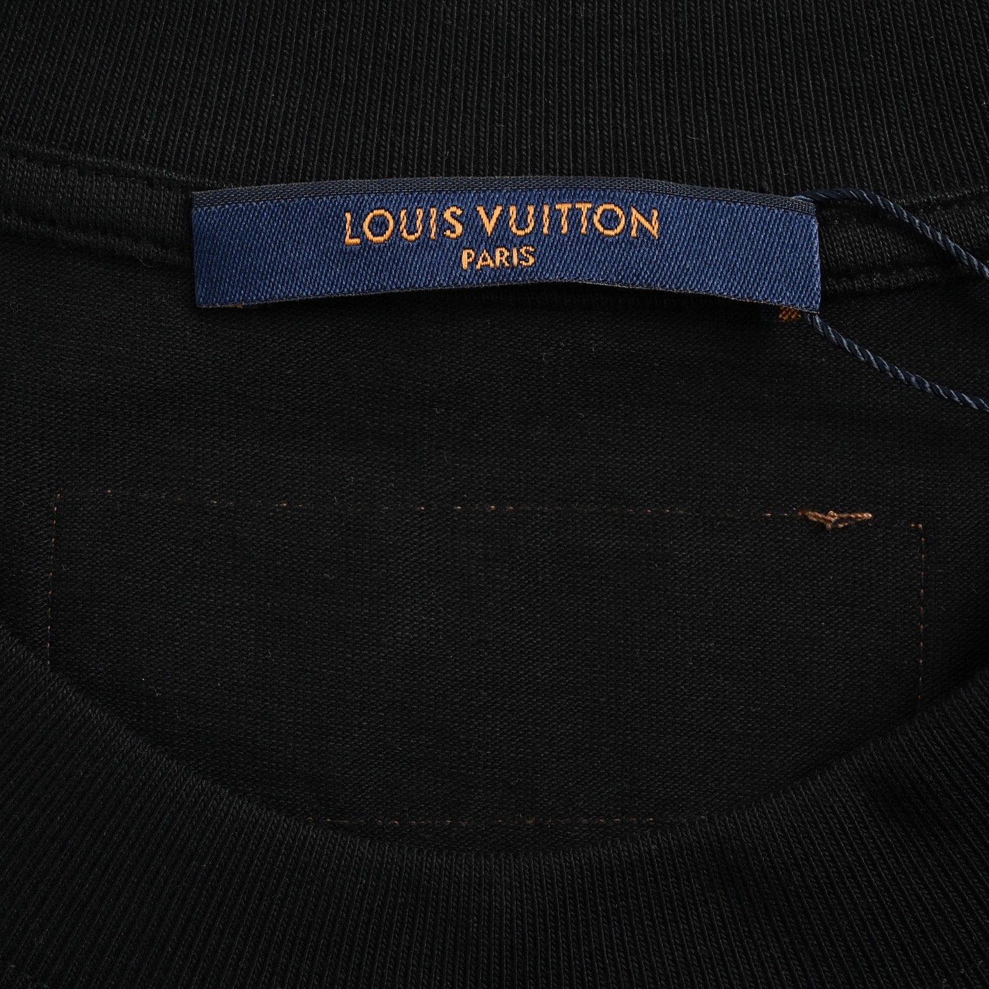 Louis Vuitton 25ss green patch letter embroidered short sleeve