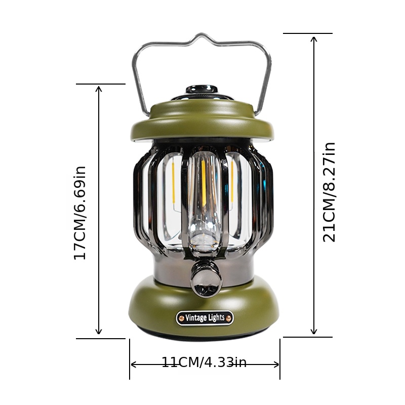 LED Camping Lights, Rechargeable Retro Metal Camping Lights, Battery Powered Hanging Green Candle Lights, Portable Outdoor Tent Bulbs, Power Outage Emergency Lighting, Power Outage Emergency Lighting Using Lamp