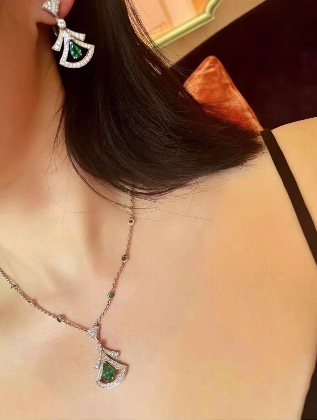 Bulgari diamond earrings