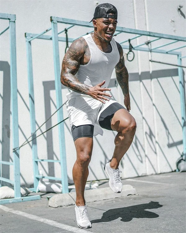 (🔥Last Day Promotion-SAVE 60% OFF)Fairmrsy®-2-in-1 Mens Workout Shorts-BUY 2 GET 10% OFF & FREE SHIPPING