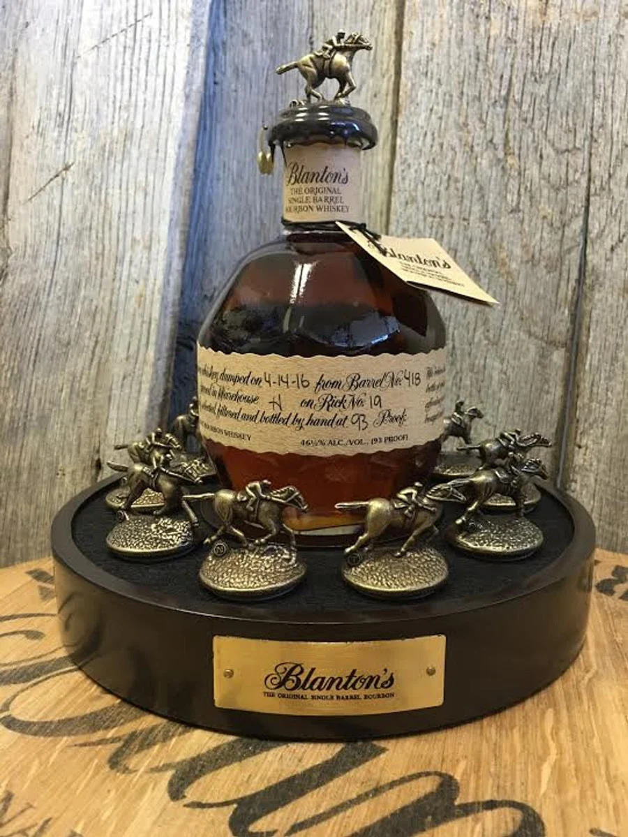 Bourbon bottle cork set of 8 with different letters poses