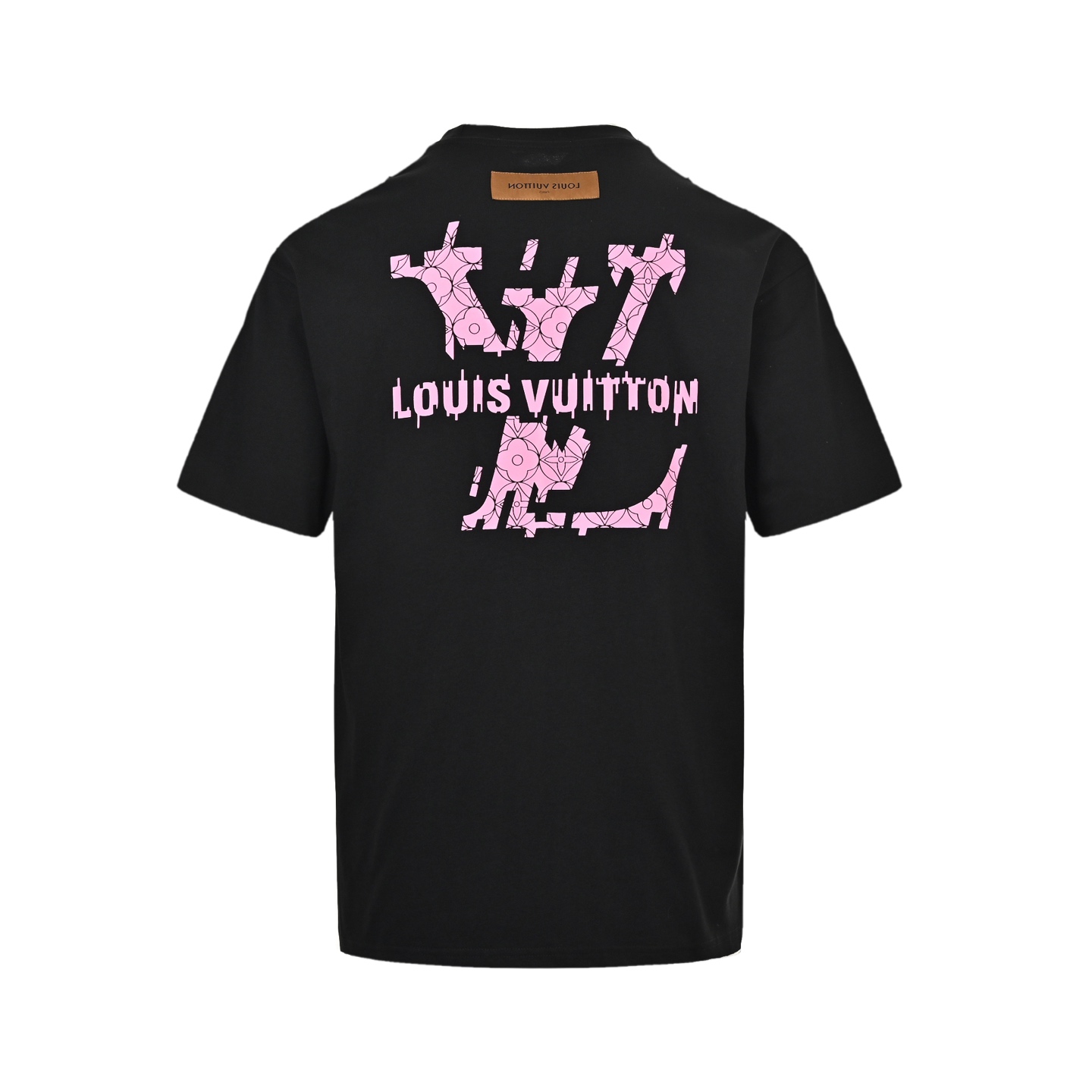 Louis Vuitton large letter logo print short sleeves