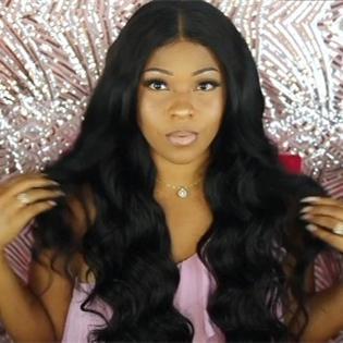 Luna 201 African American Extra Long Wavy Hair Wig