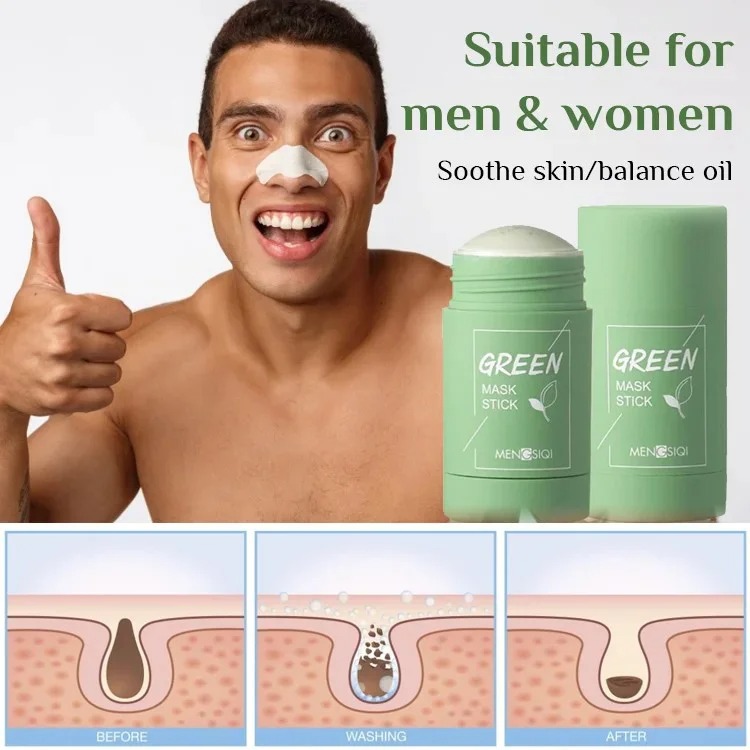 💖BUY 1 GET 1 FREE--Green Tea/Eggplant Purifying Clay Stick Mask (BUY 3 SAVE 30%)