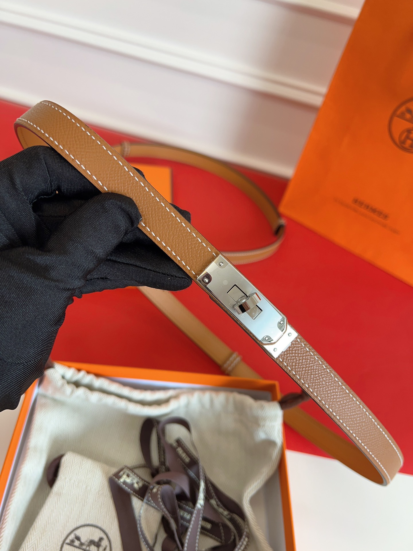 Hermès Kelly Women's Belt 1.8cm Width