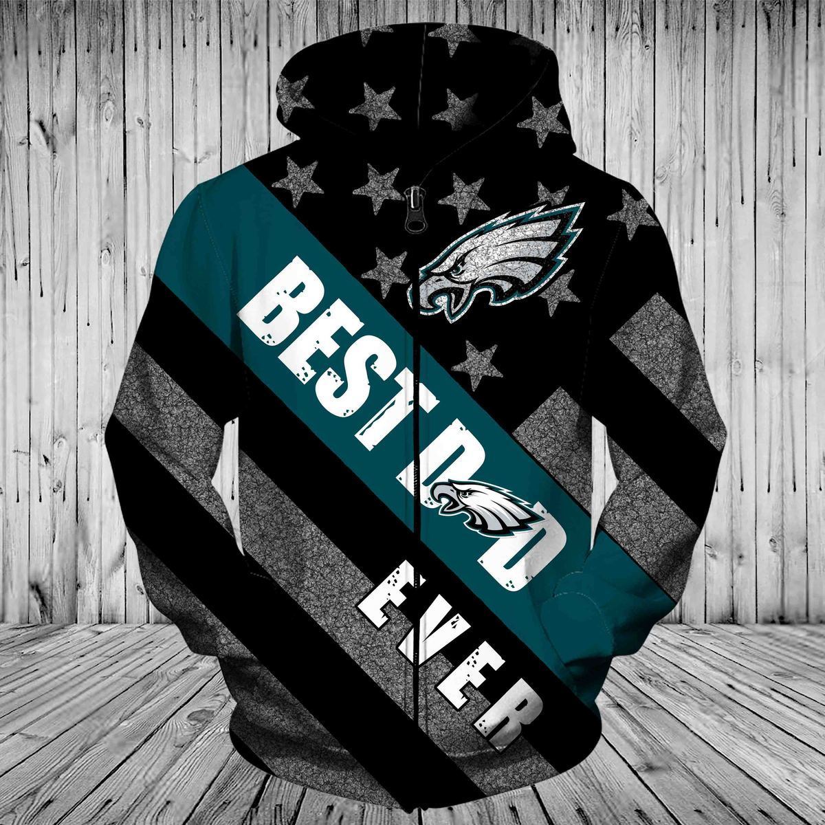 EAGLES HOODIE 3D DAD68