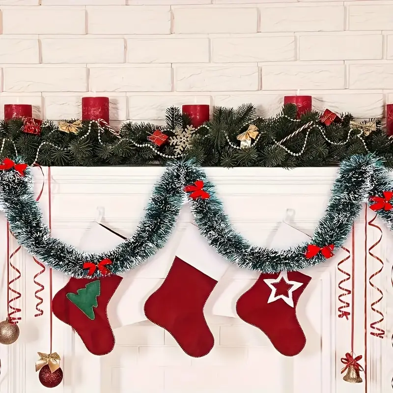 💐💐Christmas Metal Flower Strip Decoration