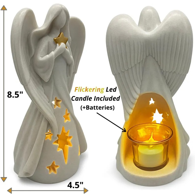 Star Angel Tealight Candle Holder